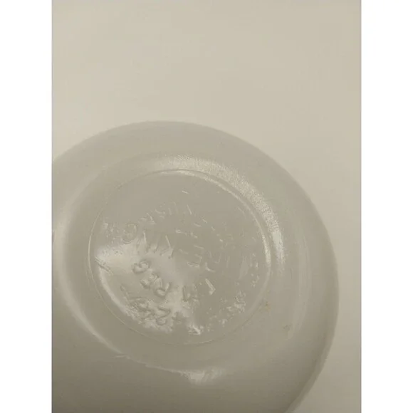 Vintage Floral  Fire King Primrose Custard Cups Set Of 2- 6 Oz EUC - Picture 7 of 8